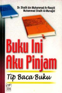 Buku ini aku pinjam tip membaca buku