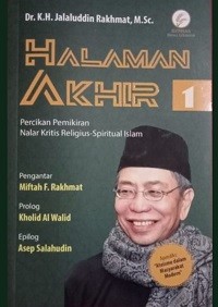 Halaman Akhir; percikan pemikiran nalar kritis religius spiritual islam